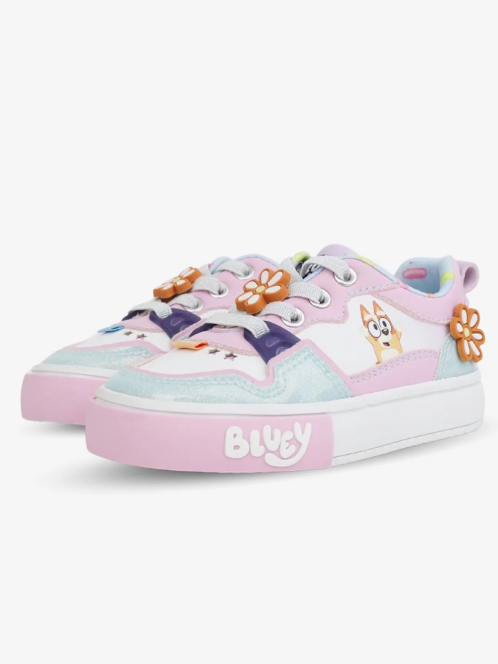 Ground Up Bluey and Bingo Court Low Top Sneakers